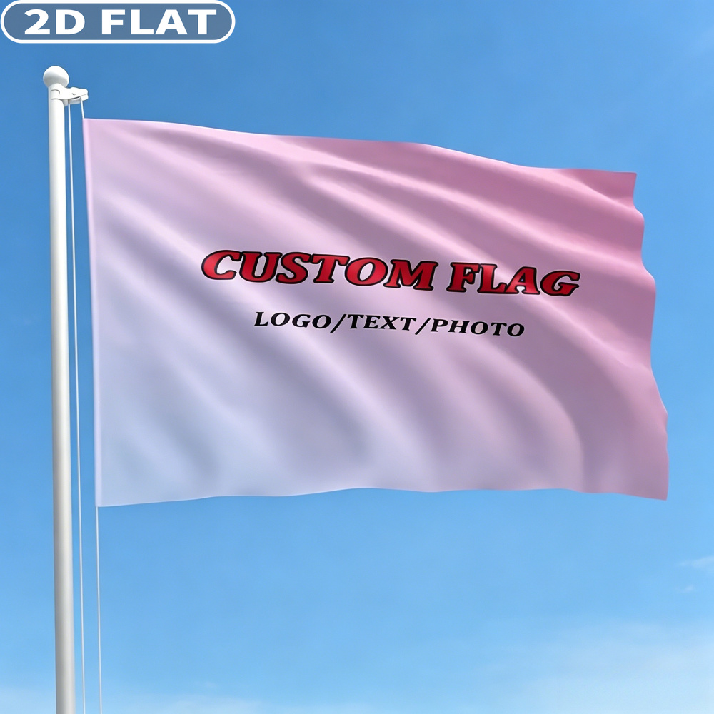 Sewing Custom - 1 stuk 2D FLAT Gepersonaliseerde Enkelzijdige