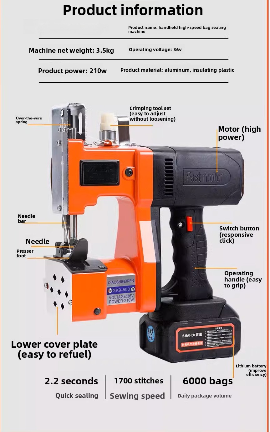 GK9-370 Handheld dubbele elekt - Sewing In Textile Industry recensie en prijs