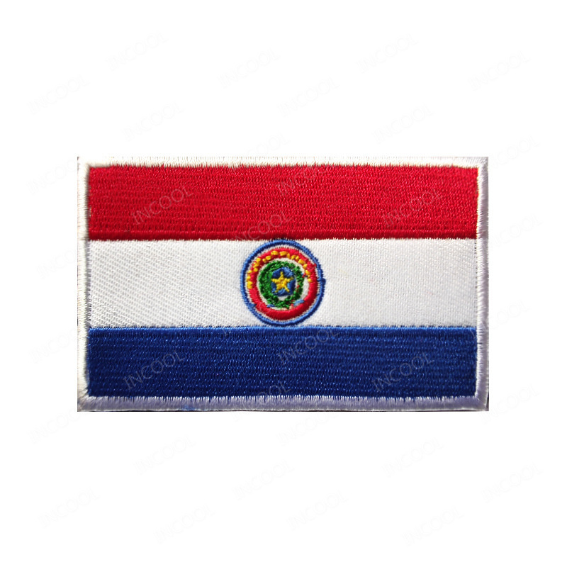 Paraguay vlag geborduurde patc - Velcro Sew On recensie en prijs