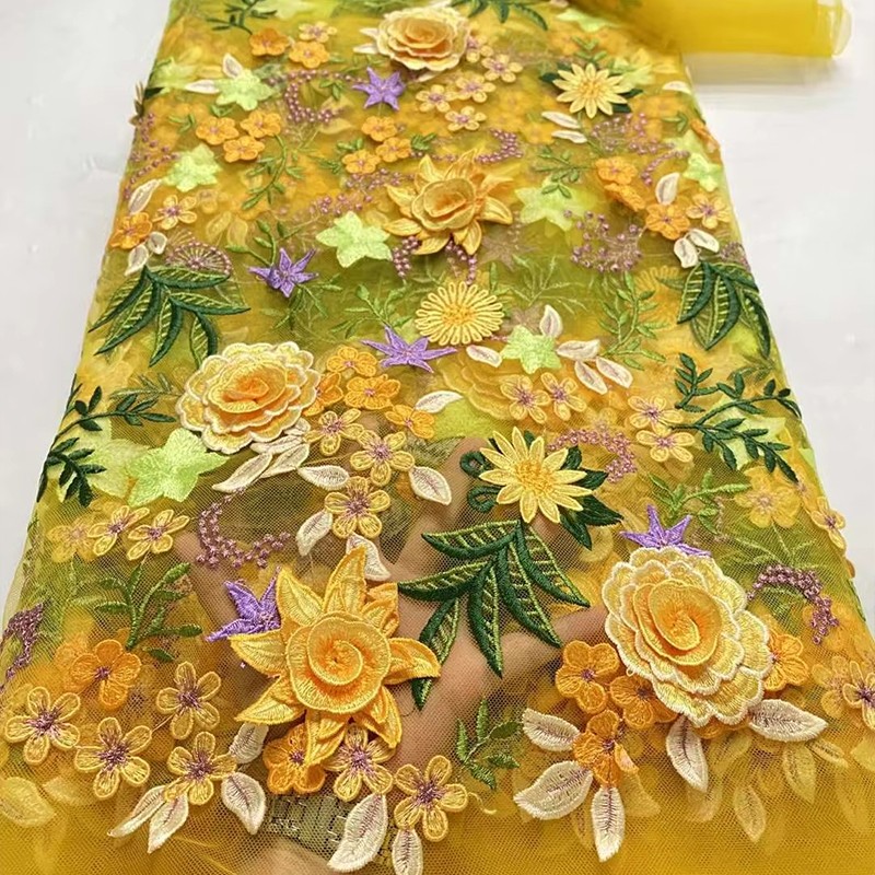 90x130cm 3D Bloemig Geborduurd - Sewing In Textile recensie en prijs