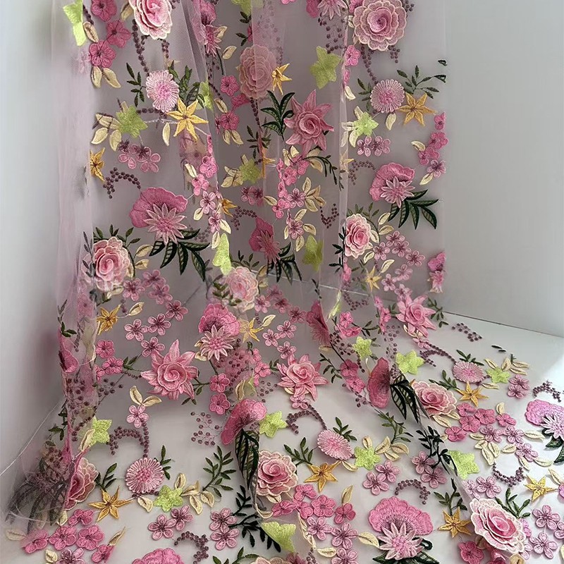 90x130cm 3D Bloemig Geborduurd - Sewing In Textile recensie en prijs