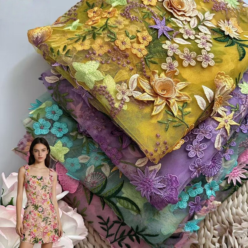 90x130cm 3D Bloemig Geborduurd - Sewing In Textile recensie en prijs