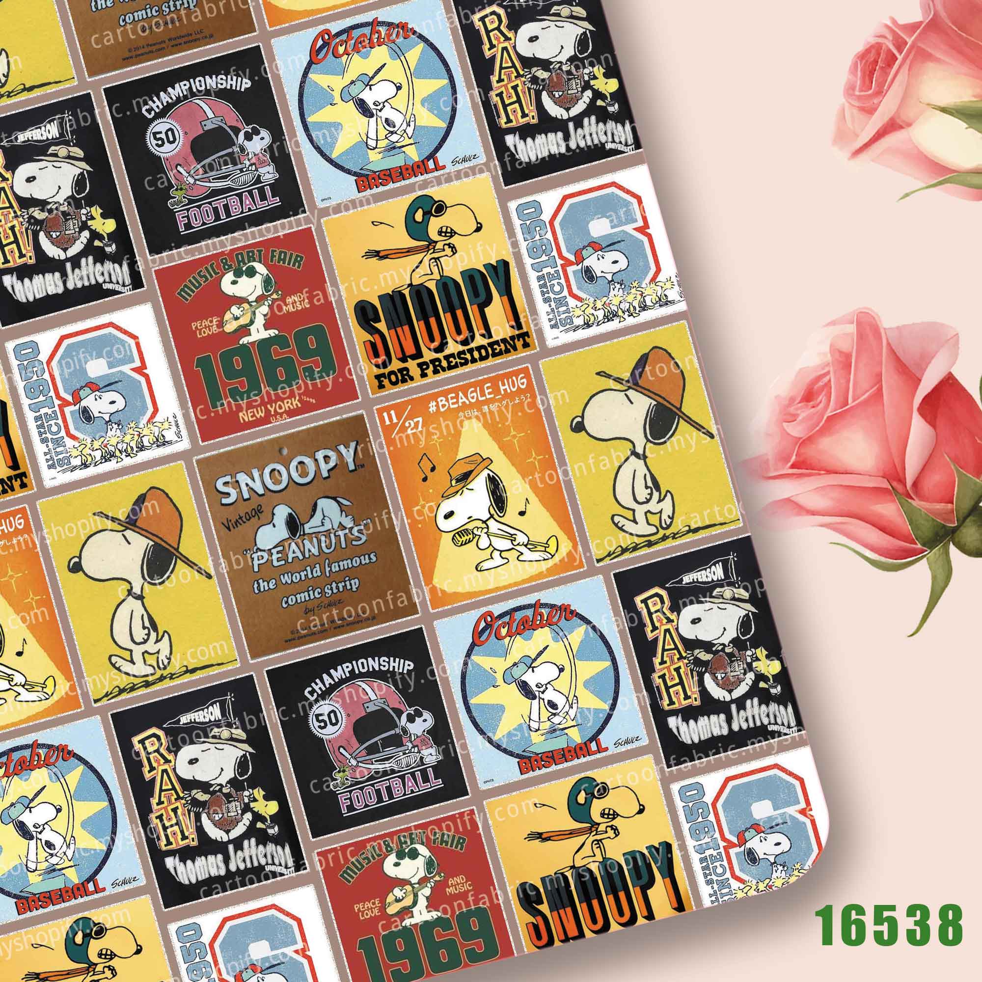 TAKARA TOMY Snoopy Stof 140x50 - Sewing In Textile recensie en prijs