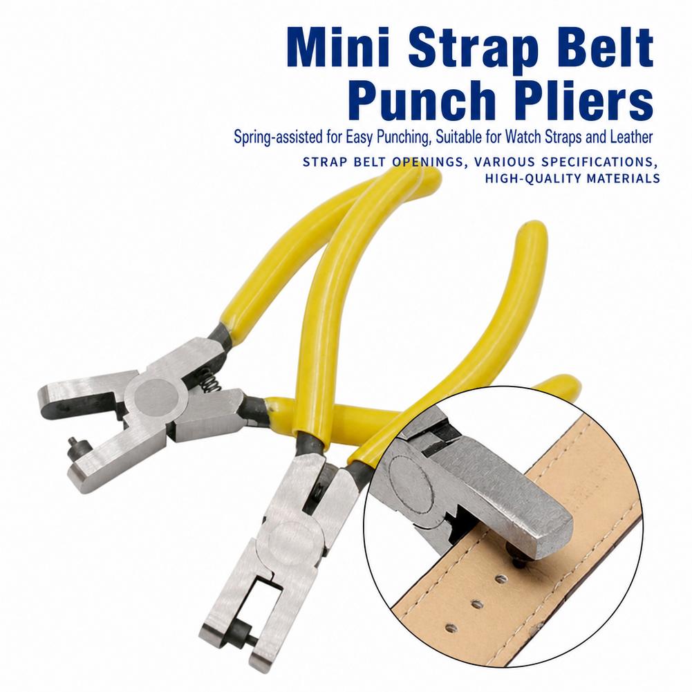 Leren riem gatenpons tang mini - Snap Button Plier recensie en prijs