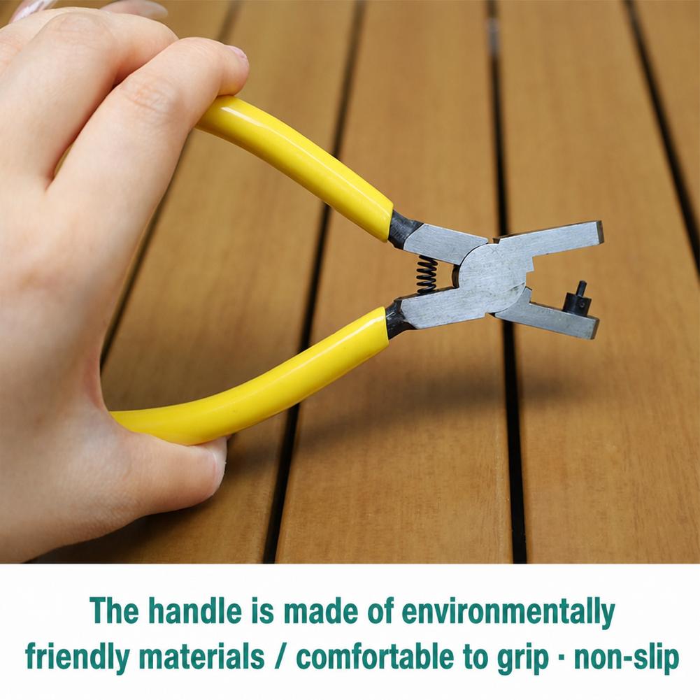 Leren riem gatenpons tang mini - Snap Button Plier recensie en prijs