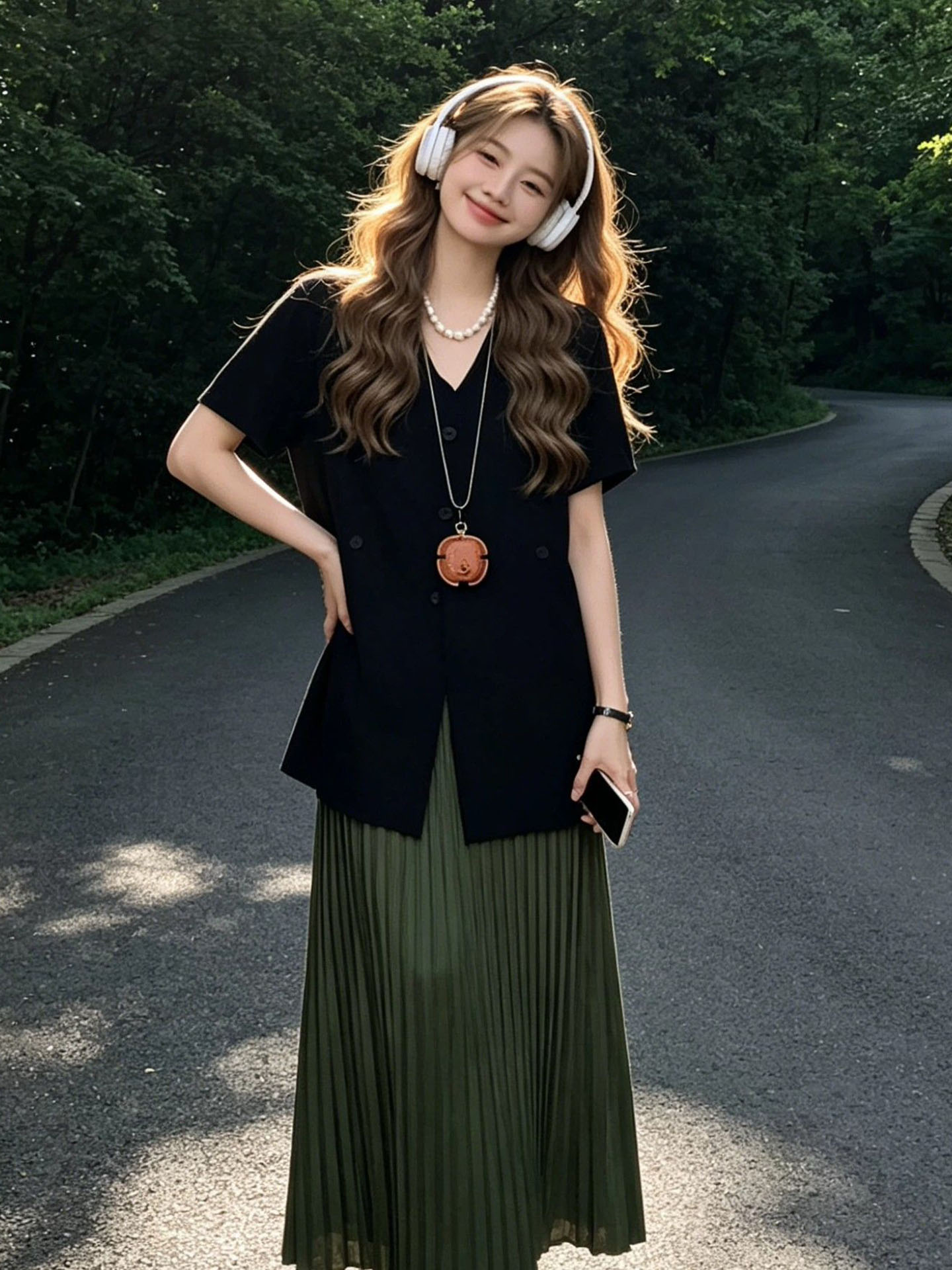 Elegante casual damespak met s - Shoulder Pad Set In recensie en prijs